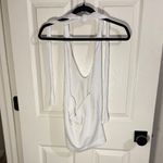 525 America  Women's White Sweater Multi-Way Halter Top Photo 7