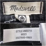 Madewell  Jeans The Perfect Vintage Jean High Rise Lunar Wash Black Sz 25 Photo 8
