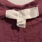 Women's Sleeveless Top in‎ Burgundy Red Photo 1