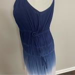 Young Fabulous and Broke  Dress Ombré High Low Hem Beach Coastal Party Blue White Photo 7