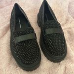 Fashion to figure NEW  Gem Women's Wide Crystal Chunky Black 90s Y2K Loafers 8W Photo 2