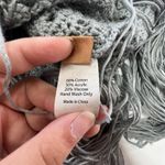 Meskita Tank Top Womens Small Crochet Fringe Boho Knit Festival Layered Beach Gray Photo 3