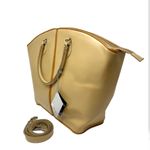 ARCADIA structured leather bag, made in Italy, NWT Photo 4