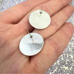 Disney Vintage Gold and Silver Mickey Mouse Round Earrings Photo 5