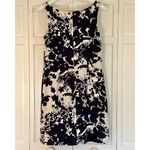 Rickie Freeman Teri Jon floral tank dress navy size 10 Blue Photo 6
