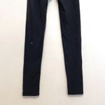 Lululemon OLD TAG ATHLETICA Solid Black Wide Waistband Media Pocket Leggings 6 Photo 8