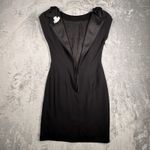 Ann Taylor Dress Womens 2 Black Sheath Bows Feminine Neutral Party Casual Office Photo 3