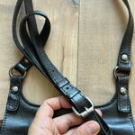 Patricia Nash  Leather Heritage London Saddle Crossbody Bag Black Photo 5