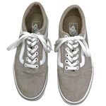 Vans  Ward Women's Size 9.5 Low Top Lace Up Shoes In Summer Camp Taupe Tan Beige Photo 2
