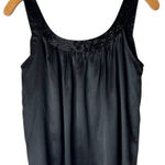 Yumi Kim Anthropologie Yumi‎ Kim Tank Top Women XS Black Beaded Silk Cami Cocktail Party Photo 0