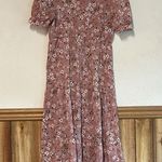 SheIn Like New Pink Floral dress sz L Photo 1