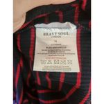 Brave Soul  London size 14 Black Red Stripe Bodycon Dress Photo 2