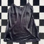 Victoria's Secret 90s Victoria’s Secret Black Satin Slip Dress L Photo 1