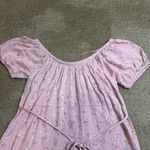 Pink Rose Women’s Small Pink Floral Short Sleeve Dress New With Tags Photo 2