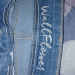 Wallflower 5 27 Long Jeans Shorts Rivet Flap Stitched Pocket Blue Photo 7