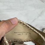 Jack Rogers Flat Sandals Gold Metallic Womens Size 10 M Preppy Beach Photo 4