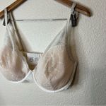 Soma  032201 ivory nude lightest lift lace plunge bra 38DDD Photo 1