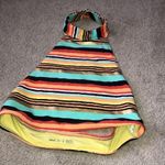 Aerie  Bikini Top Medium Striped Multi colored Photo 2