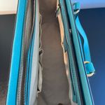 Gucci  Calfskin Medium Bright Bit Top Handle/Shoulder Tote, Turquoise - Preowned Photo 9