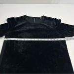 Tibi Black Faux Fur Long Sleeve Top Womens Size 2 Long Sleeve Popover Office Photo 5