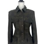 COOGI Australia Vintage Camo Leather Blazer Jacket Photo 1