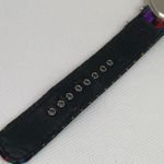 Vintage American Indian dial wrist watch silver tone case 34mm quartz running Photo 7