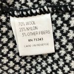 Chiaramente Wool Blend Sweater Coat Made in Italy Black Size M Photo 4