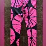 Venus  Tie Dye Black Pink Athletic Active Legging Photo 2