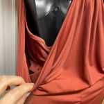 Venus Brick Front Tie Dress Photo 7