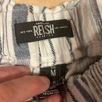 REWASH  medium‎ linen blend pants bohemian flare long Photo 3