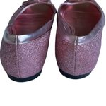 Fioni Pink Glitter Bow Peep Toe Flats Size 10 Photo 11