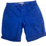 Croft & Barrow  Premium Denim Blue‎ Woman’s Bermuda Shorts Size 14 Photo 0