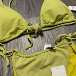 Dippin' Daisy's  Lime Sparkle Bikini Set Photo 2