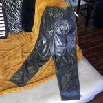 Joie Ducor Faux Leather Trousers in Black Caviar Photo 2