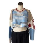 Urban Outfitters NWOT $149 Outfitter X BDG Johnny Patchwork Pullover Sweater Small Photo 10