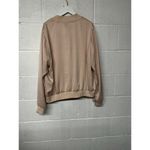 Lane Bryant NEW rose pink sateen zip up bomber jacket black lace 14/16 (1X) Photo 7