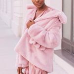 Gal Meets Glam Pink Faux Fur Coat Photo 0