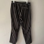 Elegant Striped Men's Dress Pants Black Size L Photo 6