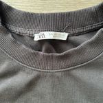 ZARA  black shirt for women size  L Photo 2