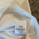 EXPRESS  Boyfriend White Poplin Top Sz M Photo 8