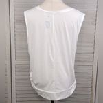 All In Motion  Twist Hem Tank Top White-Large Photo 2