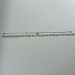 Juicy Couture heart-shaped pink rhinestone peace sign on antique gold necklace Photo 8