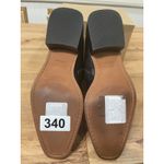 Linea Paolo Valona Ankle Boots Black Leather Size 7 NWOB Stack Heel Strappy Photo 9