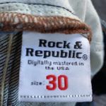 Rock & Republic Women's  Straight/Boot Leg Denim Blue Jeans Size 30x32 EUC #1830 Photo 4