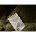 Comfy Long Duster Cadigan Sweater Women Small Chunky Academia Grunge Dark Warm Green Photo 8