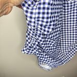 Kona Sol  22W Women's Ruffle Gingham High Coverage One Piece Swimsuit‎ Navy White Photo 3