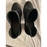 Lucky Brand Western Block Heel Suede Booties Black  Size 7.5 Photo 4