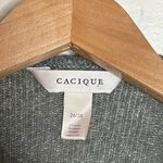 Cacique grey cascading shimmering Longline Cardigan Size 26 / 28 Photo 6