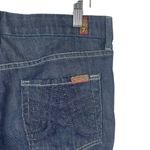 7 For All Mankind Women’s A Pocket Rhinestone Dark Wash Flare Jeans Size 29 Photo 8