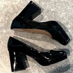 Sun + Stone Vaneciaa Block Heel Shoes in Black, Size 9 New in Box Photo 2